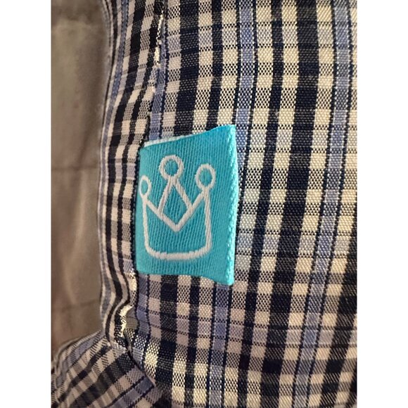 Manhattan Toy Racoon Easter Brunch Plush weighted bottom  tartan  nursery decor - Picture 6 of 12